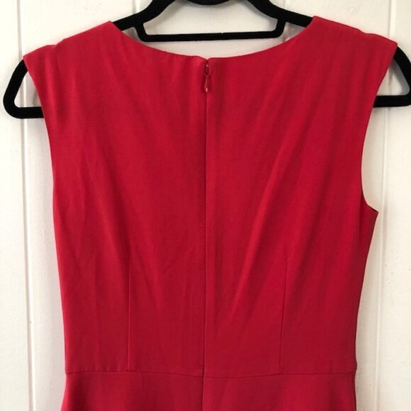 Taylor Womens Dress Pink V-Neck Lined Size 2 - Picture 6 of 10